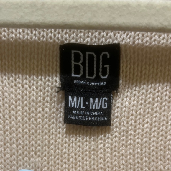 NEW BDG SELENA OVERSIZED SWEATER VEST IN CREAM Size M/L - Picture 2 of 7